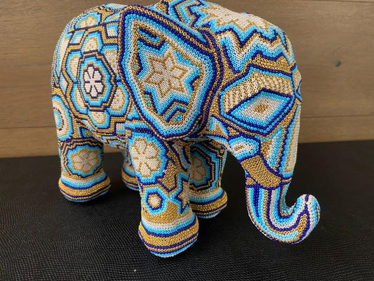 Blue and Gold Elephant